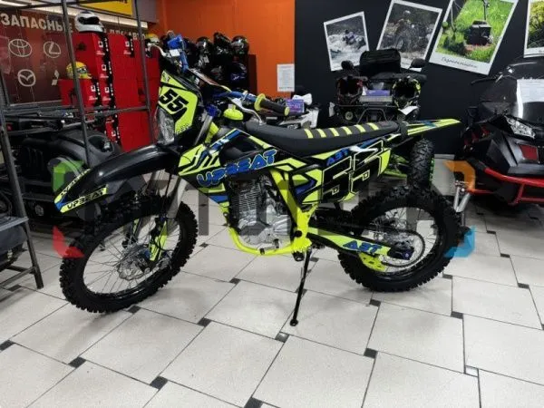 Мотоцикл кроссовый / эндуро Upbeat (Апбит) CB300/DB300 лимонный зелёный | Мототека