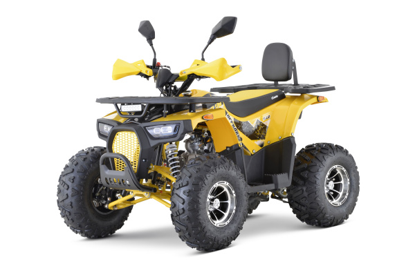 Квадроцикл подростковый FXMOTO (ФХМото) PIKE 150 жёлтый (машинокомплект) | Мототека