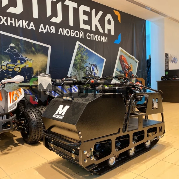 Мотобуксировщик Мужик LUXE М500 1450. 15 л.с.. катковая | Мототека