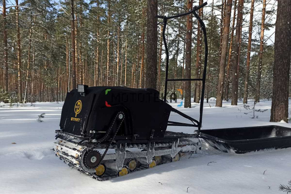 Мотобуксировщик Рыбак Старт 15 л.с.. Lifan. тканый капот (база 1430 мм) | Мототека