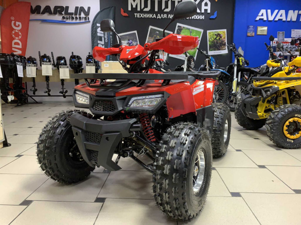 Квадроцикл подростковый Zuumav (Зуумав) HUNTER 150 PRO красный (машинокомплект) | Мототека