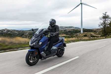 Скутер SYM (Сим) MAXSYM TL 500i синий с ПТС - купить с доставкой, по выгодной цене в интернет-магазине Мототека