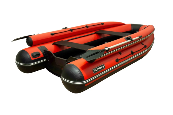 Лодка ПВХ SibRiver (Сибривер) Hatanga (Хатанга) PRO - 360 НДНД (фальшборт) красный/чёрный Лодка ПВХ SibRiver (Сибривер) Hatanga (Хатанга) PRO - 360 НДНД (фальшборт) красный/чёрный
